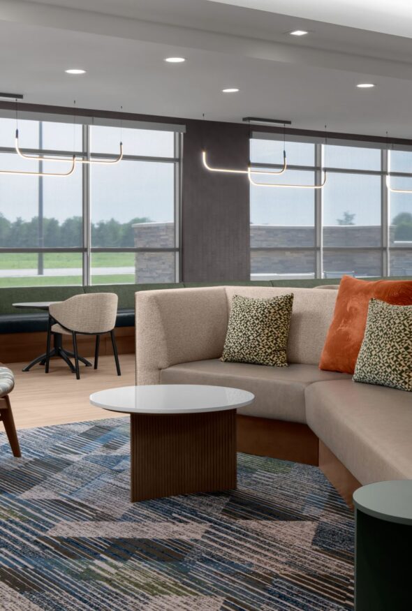 SpringHill Suites Grand Island Commercial Real Estate Development Utah Lobby