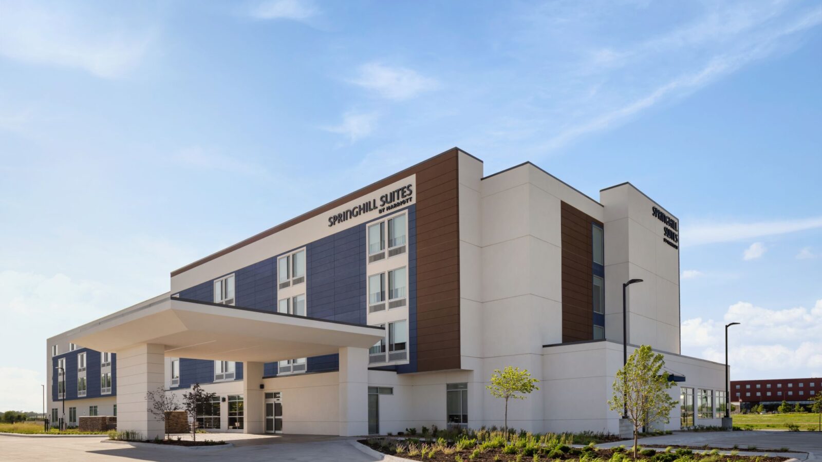 SpringHill Suites Grand Island Exterior view Commercial Real Estate Development Utah